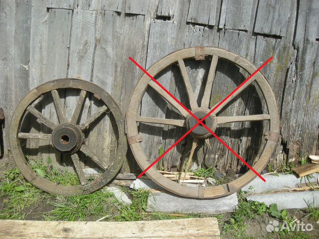 Колёса от лошадиной телеги неполные самовывоз
