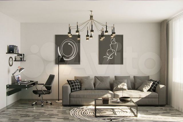 1-к. квартира, 45,7 м², 2/19 эт.