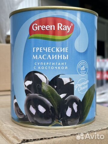 Греческие Маслины супергигант с косточкой 850.гр