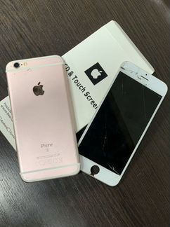 Дисплей iPhone 6S розовый новый А01