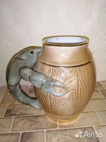 Кружка пивная Рак на бочонке Кисловодск