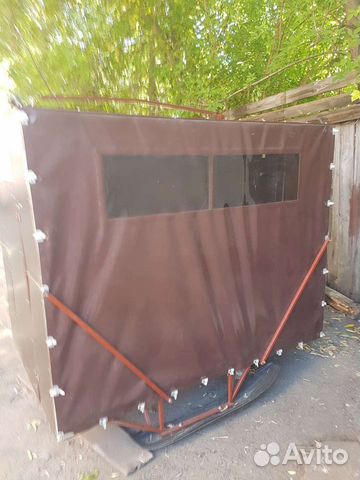 Утепленный прицеп для зимней рыбалки