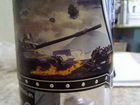Коллекционная бутылка серебряный танк внутри объявление продам