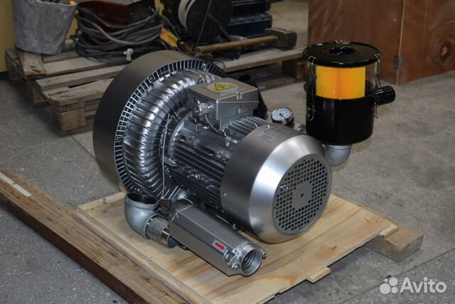 Вихревой вакуумный насос 7.5кВт 5,5kw Воздуходувка