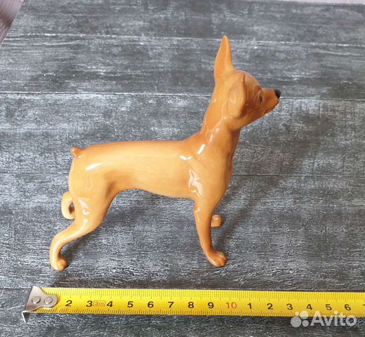 Статуэтка той-терьер фарфор