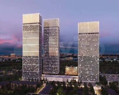 1-к. квартира, 43,5 м², 15/55 эт.