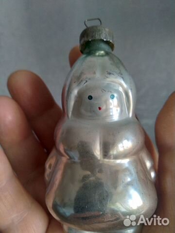 Елочные игрушки СССР стекло