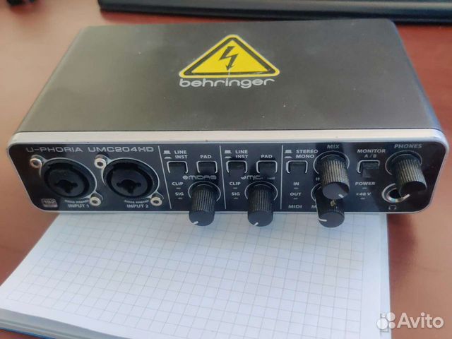 Внешняя звуковая карта behringer 204hd купить в Москве | Электроника ...