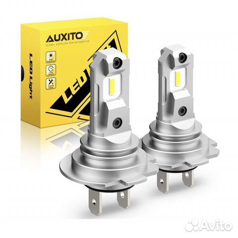 Светодиодные лампы led h7, h1 auxito