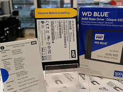SSD WD Blue SATA 500Gb новый Хор