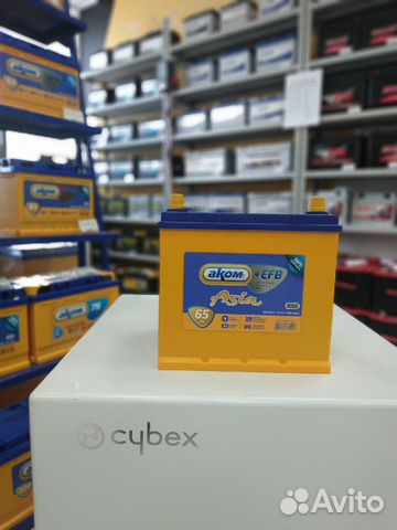 Аккумулятор 65Ач Аком Punch Efb 670А d23l Asia