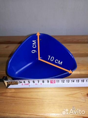 Лоток угловой маленький для грызунов