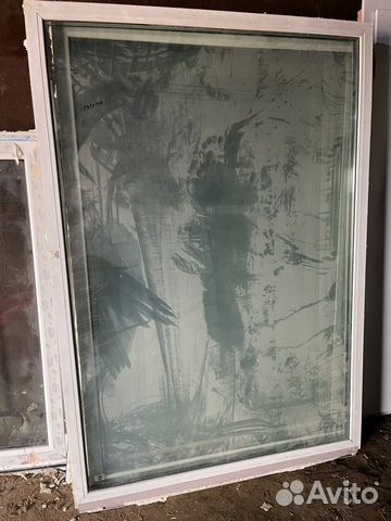 Панорамные глухие витражи Окна192(в)х134(ш)серые