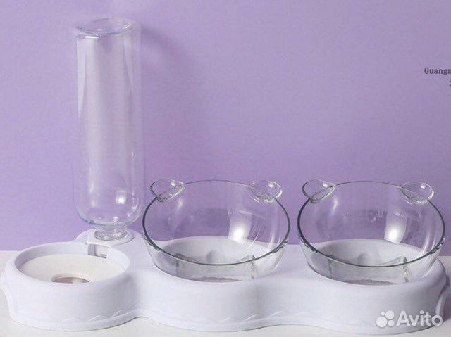 Кормушка с поилкой для кошек и собак