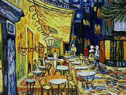 Картина Ван Гог Ночное Кафе 60х50см