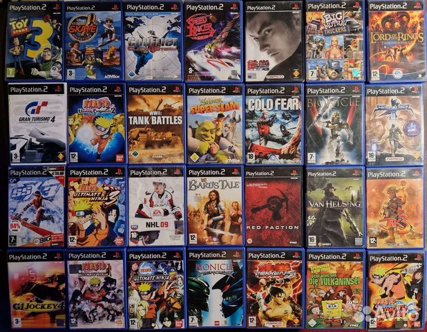 Игры на PS2 лицензия PAL регион