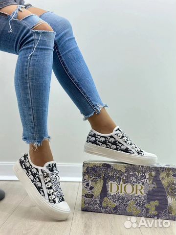 Кеды женские Dior walk’N’dior