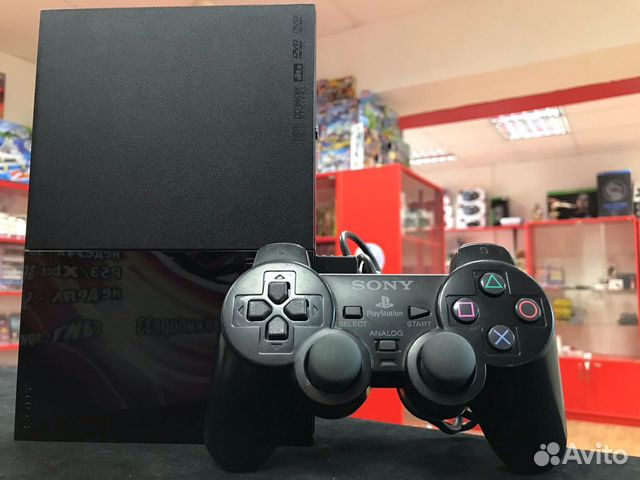 PS 2 Slim (Прошитая PlayStation 2 ) + Гарантия
