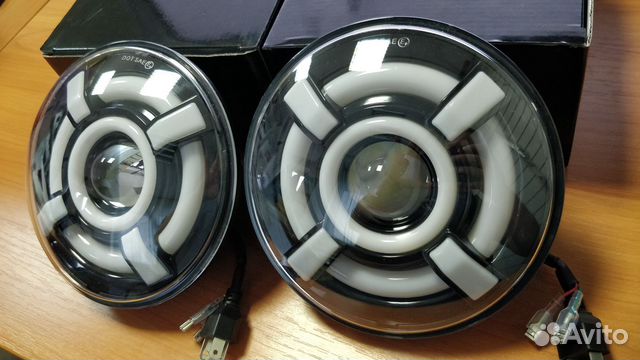 Светодиодные фары для ваз 2121 нива Тюнинг вид7