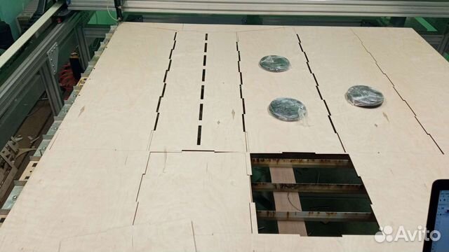 Лазерная резка фанеры большого размера