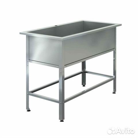 Ванна котломоечная сварная 1000х500х850 нерж