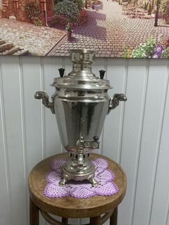 Самовар угольный на дровах 5-6 л Рюмка