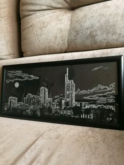 Картина вышитая