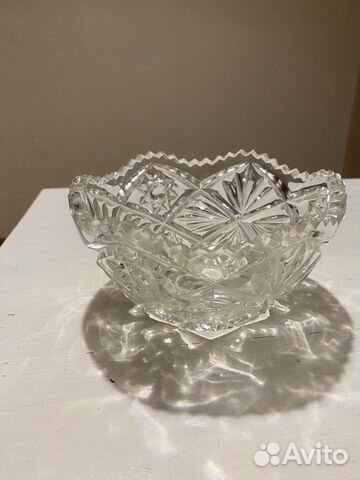 Салатник хрусталь СССР