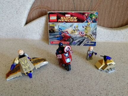 Лего 6865 Супер герои Капитан Америка