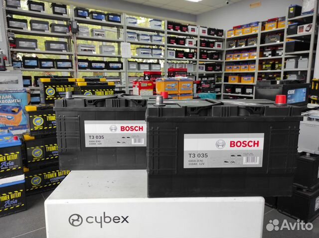 Комплект аккумулятор 110Ah на трактор Volvo погруз