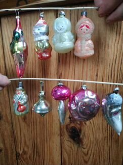 Ёлочные игрушки Ретро Винтаж СССР