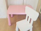 Стол и стул Икея Маммут (IKEA Mammut)