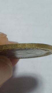 Монета Алания Северная Осетия брак гурта