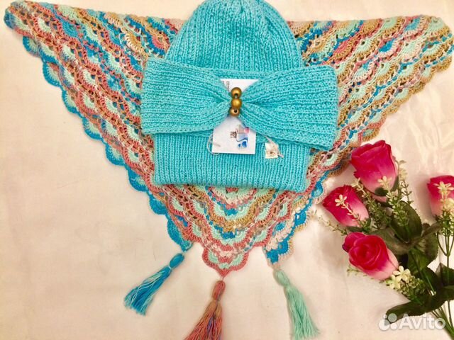 Платок шаль,шапка,повязка