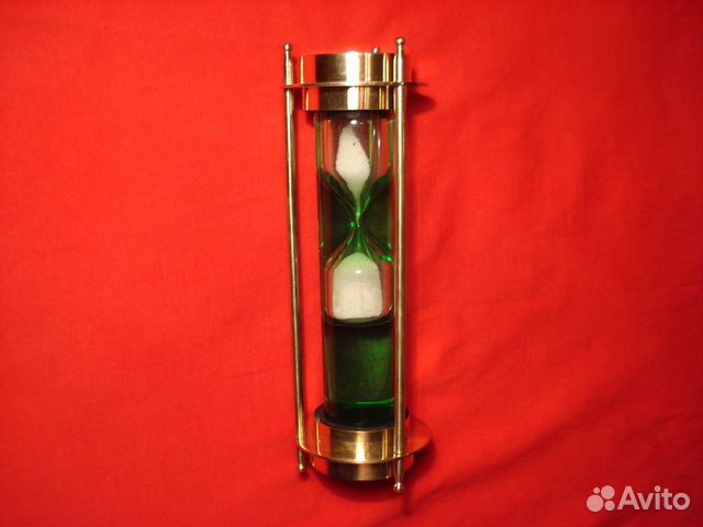 Компас Морской Песочные Часы Бронза Лондон Большой