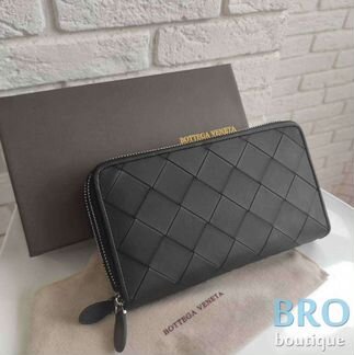 Мужской клатч кожаный кошелёк Воttеga Vеneta