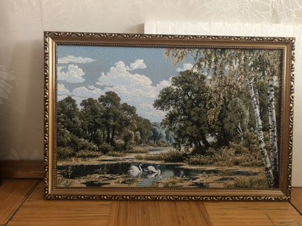Картины гобеленовые в багетных рамах