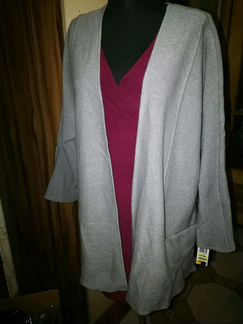 Кардиган alfani 52р Xl шерсть меринос