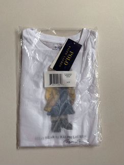 Футболка с медведем Ralph Lauren на девочку 3 г