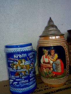 Кружки сувенирные, пивные много