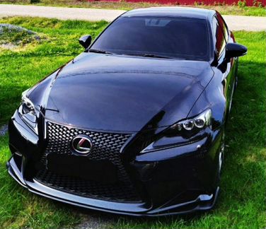 Сплитер переднего бампера lexus is250 f sport