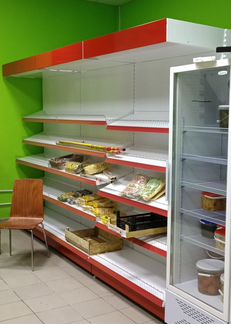 Стеллаж металлический с подсветкой (комплект)