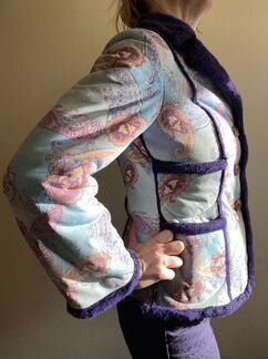 Дубленка из искусственного меха