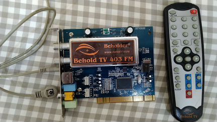TV, FM тюнер для компьютера, с пультом