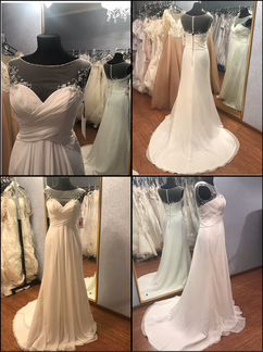 Новое свадебное платье на молнии