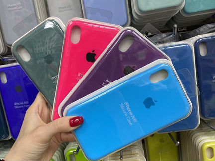 Silicone case iPhone XR (опт)