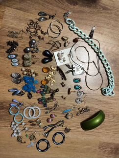 Сережки, цепочки, набор