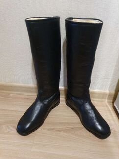 42 р Немецкие меховые хромовые сапоги