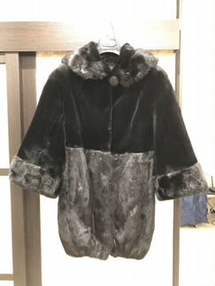 Шуба комбинированная Норка-Бобер