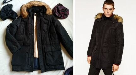 Куртка новая Зара зима